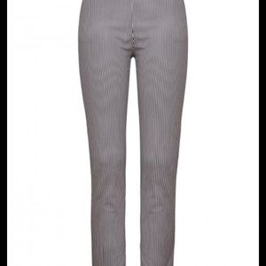 COPY - NWT Navy and White Striped Cigarette Trousers